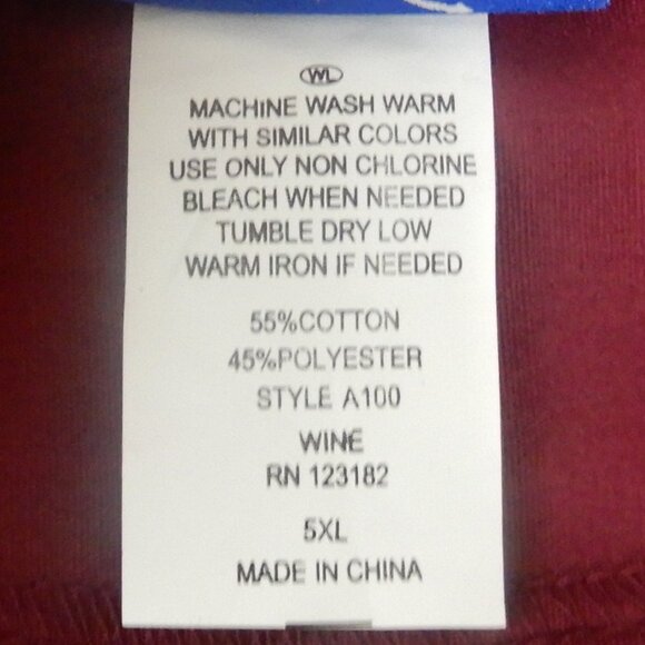 AMS Medical Uniform Scrubs Style A100 Wine Sze 5XL or 6XL Left Side Pocket (U18) - Picture 7 of 9